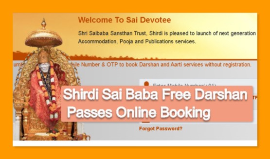 Shirdi Sai Baba Free Darshan Passes Online Booking